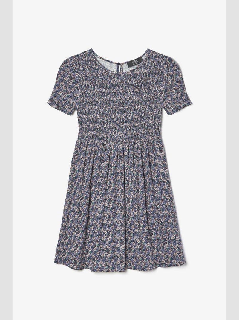 Robe ACEGI droite 'Le Temps Des Cerises' Bleu - Kiabi