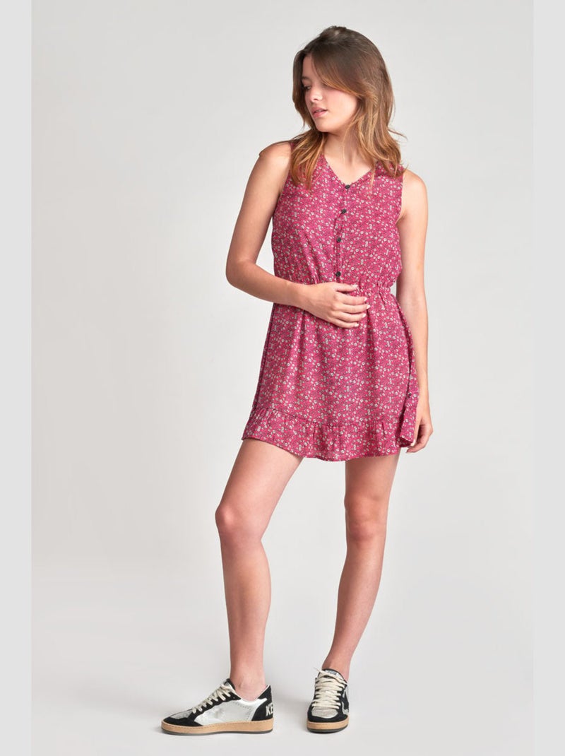 Robe ALENAGI evasée, patineuse 'Le Temps Des Cerises' Rose - Kiabi