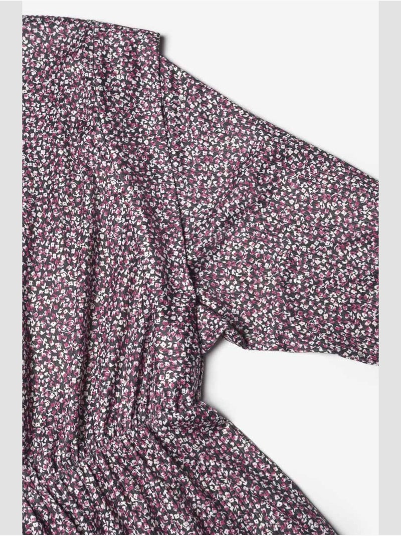 Robe ALGAGI droite 'Le Temps Des Cerises' Noir - Kiabi