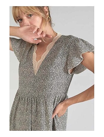 Robe ALIETTE droite 'Le Temps Des Cerises'