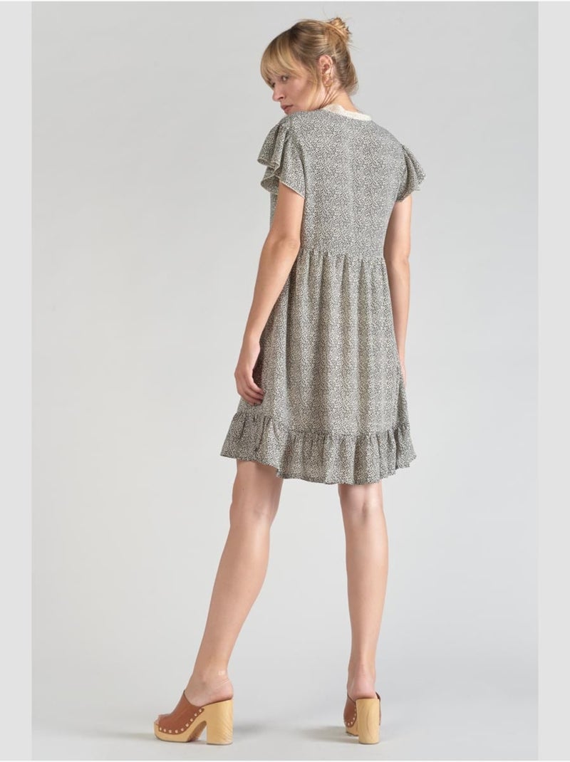 Robe ALIETTE droite 'Le Temps Des Cerises' Blanc - Kiabi