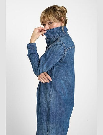 Robe ALIO droite en jeans 'Le Temps Des Cerises'