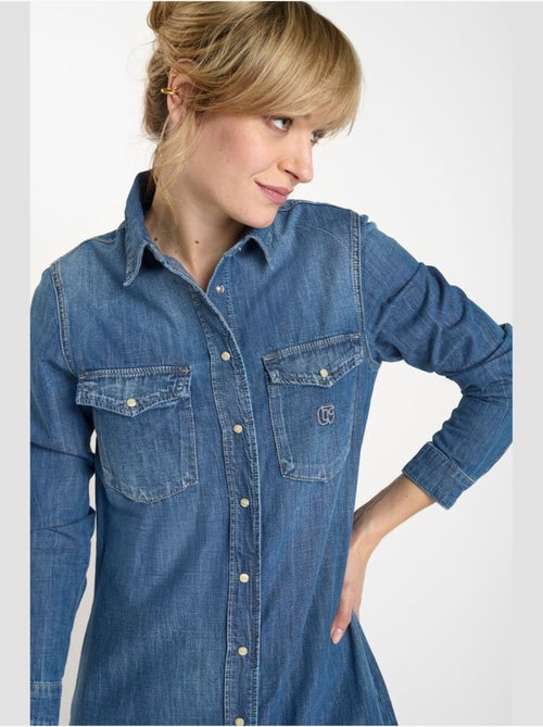 Robe ALIO droite en jeans 'Le Temps Des Cerises' - Kiabi
