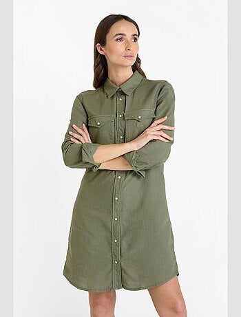 Robe ALIO droite en jeans 'Le Temps Des Cerises'