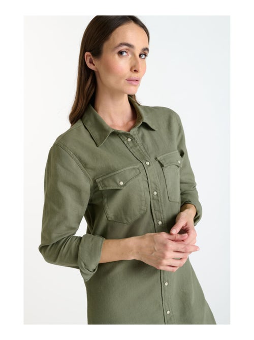 Robe ALIO droite en jeans 'Le Temps Des Cerises' - Kiabi