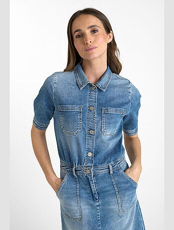 Robe ALVY droite en jeans 'Le Temps Des Cerises'