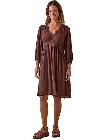 Robe ample avec macramé - DAXON