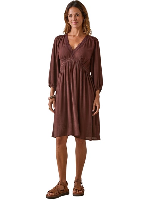 Robe ample avec macramé - DAXON - Kiabi Robe ample avec macramé - DAXON - Kiabi