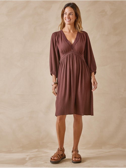 Robe ample avec macramé - DAXON - Kiabi Robe ample avec macramé - DAXON - Kiabi