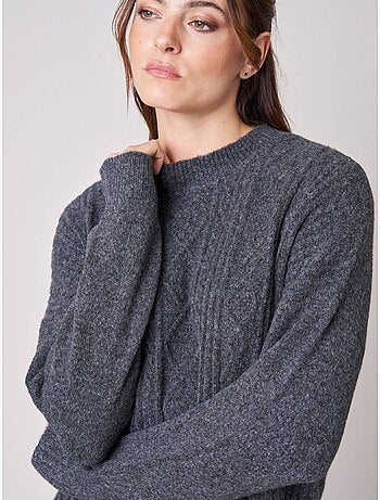 Robe ample femme en maille 'Deeluxe'