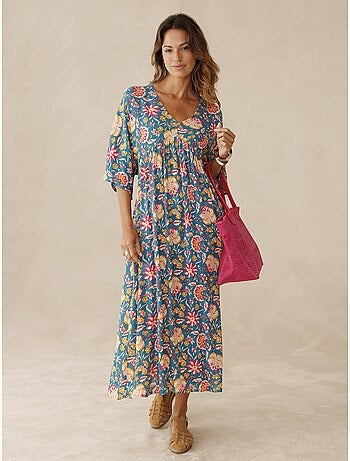 Robe ample manches kimono - DAXON