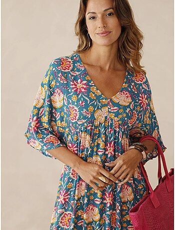 Robe ample manches kimono - DAXON