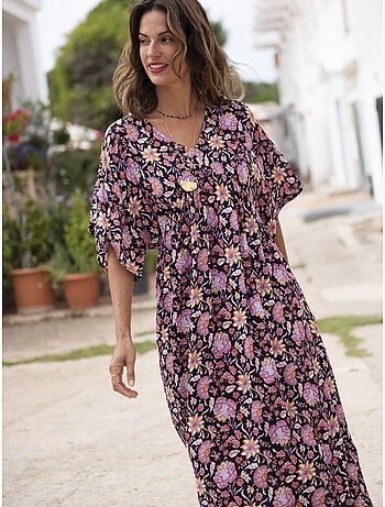 Robe ample manches kimono - DAXON