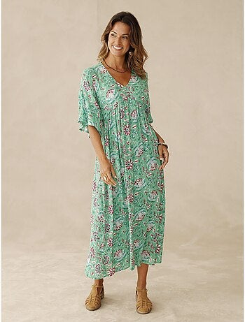 Robe ample manches kimono - DAXON