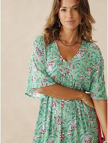 Robe ample manches kimono - DAXON