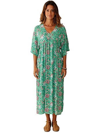 Robe ample manches kimono