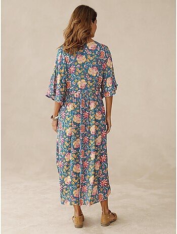 Robe ample manches kimono