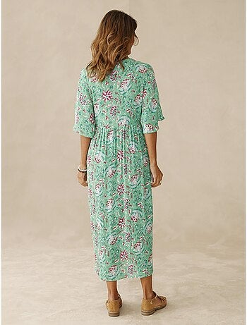 Robe ample manches kimono
