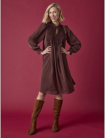 Robe ample manches longues - DAXON