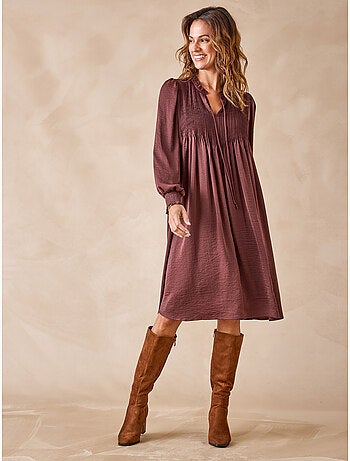 Robe ample manches longues - DAXON