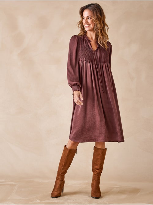 Robe ample manches longues - DAXON - Kiabi Robe ample manches longues - DAXON - Kiabi