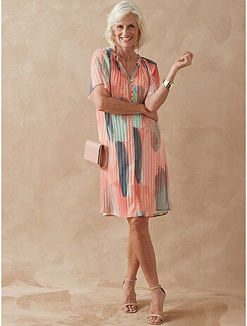 Robe ample manches papillon - DAXON