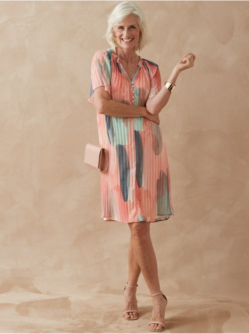 Robe ample manches papillon - DAXON - Kiabi