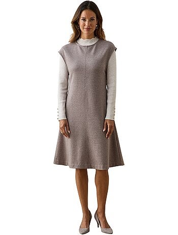 Robe ample sans manches col rond - daxon