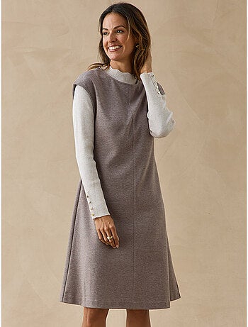 Robe ample sans manches col rond - daxon