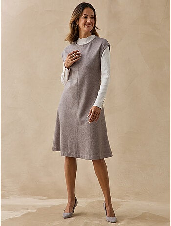 Robe ample sans manches col rond - daxon