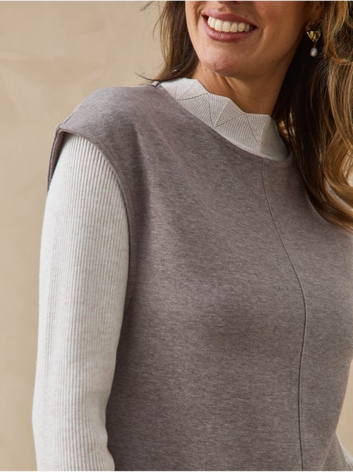 Robe ample sans manches col rond - daxon - Kiabi