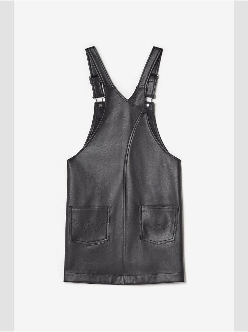 Robe ANATGI droite 'Le Temps Des Cerises' Noir - Kiabi