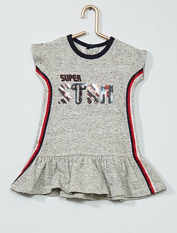 Robe avec bandes