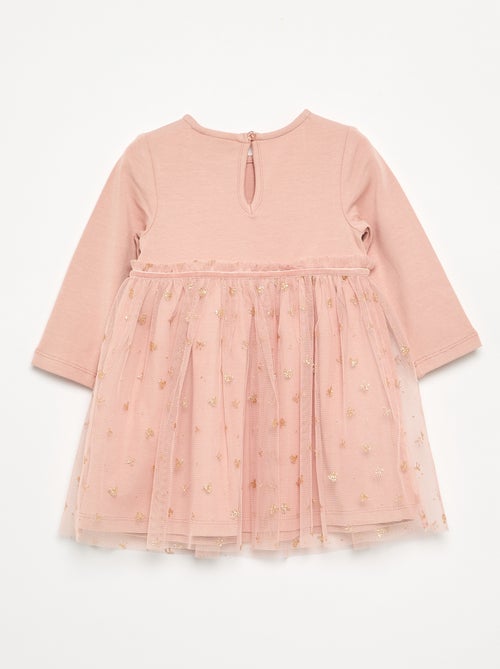 Robe avec bas en tulle 'Minnie' 'Disney' - Kiabi Robe avec bas en tulle 'Minnie' 'Disney' - Kiabi