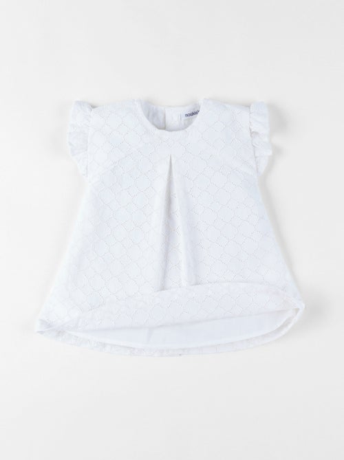 Robe avec bloomer, Broderie Anglaise Noukie's - Kiabi