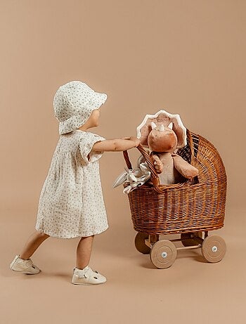 Robe avec Bloomer, Mousseline de Coton Noukie's