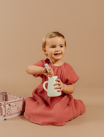 Robe avec bloomer, Mousseline de Coton Noukie's