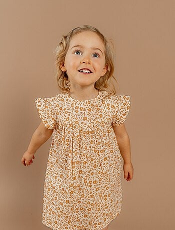 Robe avec bloomer, Voile de coton Noukie's