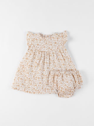 Robe avec bloomer, Voile de coton Noukie's