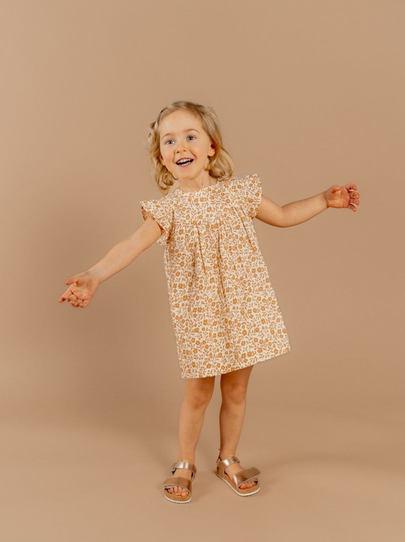 Robe avec bloomer, Voile de coton Noukie's Jaune - Kiabi