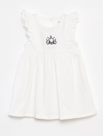 Robe avec broderies anglaises 'Disney'