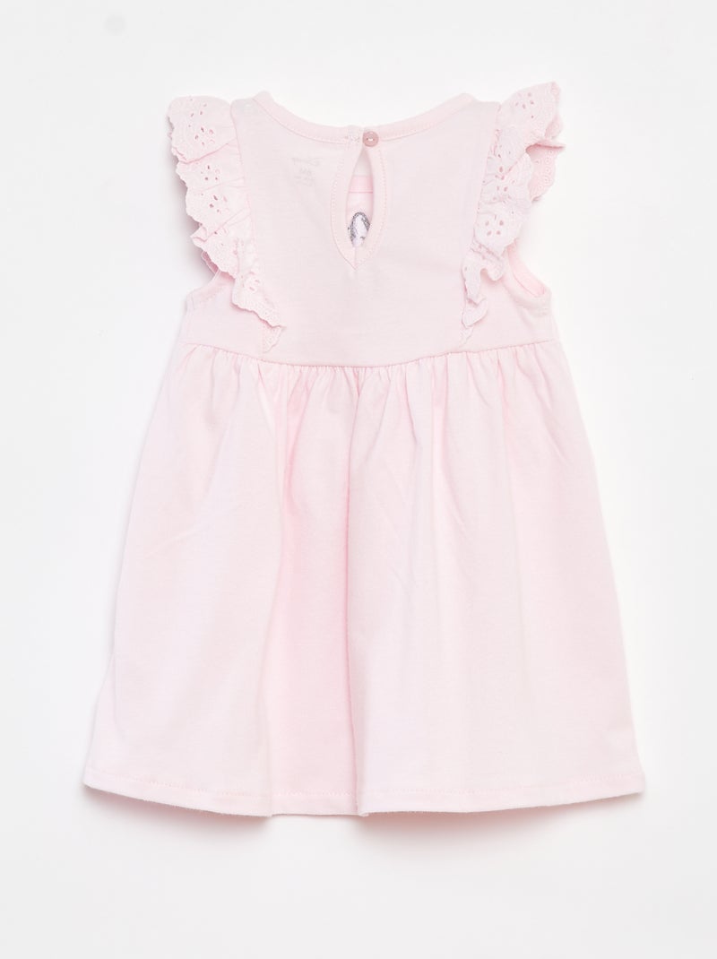 Robe avec broderies anglaises 'Disney' ROSE - Kiabi