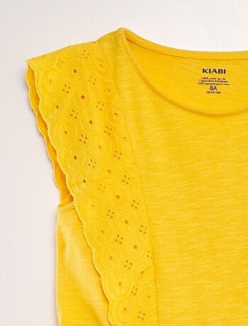 Robe avec broderies anglaises