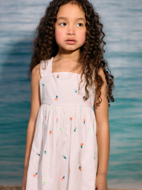Robe avec Broderies de Fleurs Brothers & Sisters - Kiabi