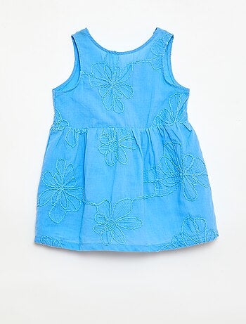 Robe avec broderies fleurs