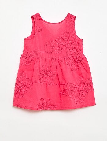 Robe avec broderies fleurs