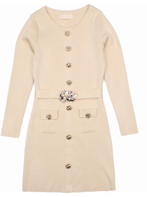 Robe avec ceinture - Kids Star - Kiabi
