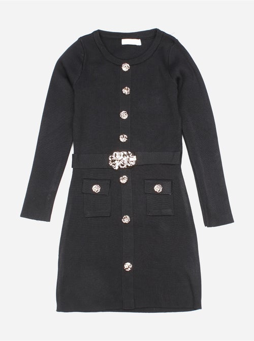 Robe avec ceinture - Kids Star - Kiabi