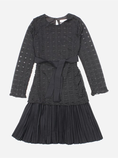 Robe avec ceinture - Kids Star - Kiabi