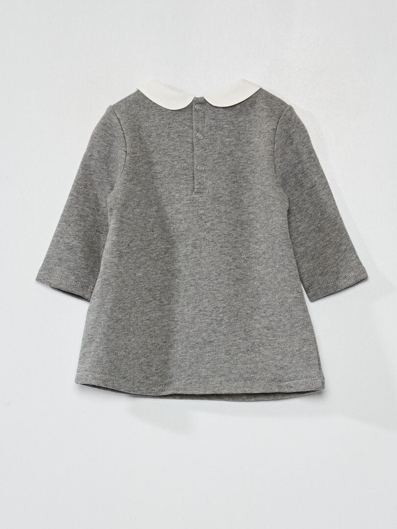 Robe avec col claudine gris Kiabi 3.60€